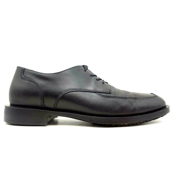 Shoes For Crews SFC Black Leather Slip Resistant Oxfords Shoes Men\'s 13 main image 8